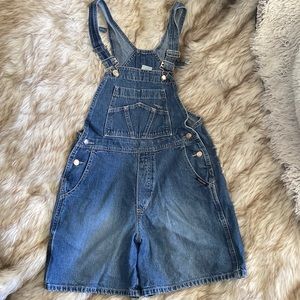 VTG Rockies Overall Shorts